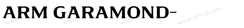 Arm Garamond字体转换